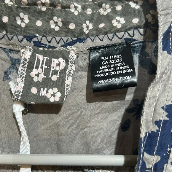 D-E-P-T • 100% Cotton Dress • Size Medium - Picture 3 of 9